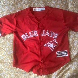 Majestic kids Blue Jays jersey size 5/6